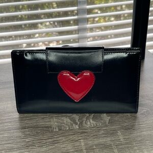 Moschino Red Heart Women's Wallet